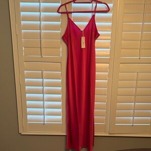 Vineyard Vines Bold Pink Maxi Dress